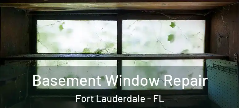  Basement Window Repair Fort Lauderdale - FL