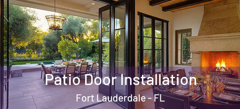  Patio Door Installation Fort Lauderdale - FL